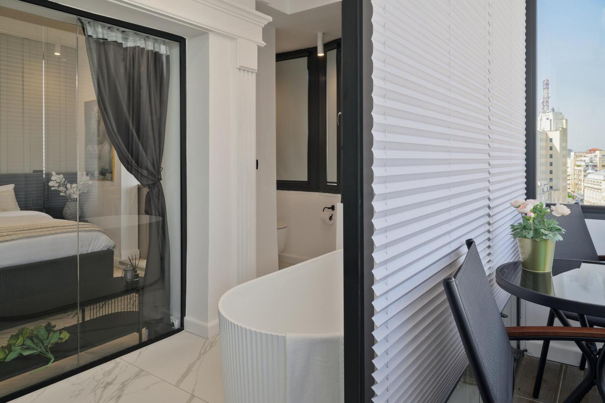 City View - Luxury Apartment A - Old City - Victoriei บูคาเรสต์ ภายนอก รูปภาพ